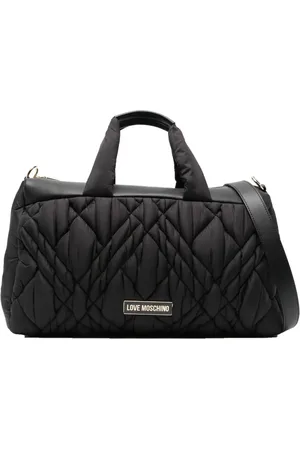 Moschino Logo-plaque luggage