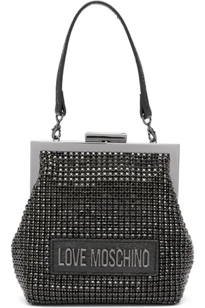 Moschino Logo-lettering clutch bag