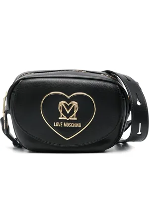 Moschino Logo-plaque cross body bag