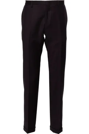 Paul Smith Flannel slim-cut trousers