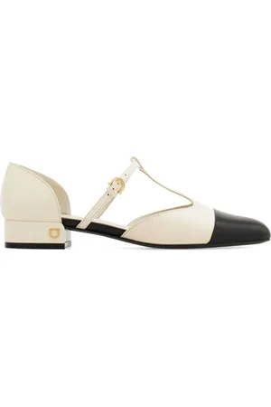 Salvatore Ferragamo T-strap ballerina shoes
