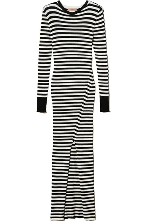 Twin-Set Striped knit dress
