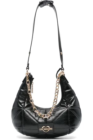 Moschino Logo-plaque shoulder bag