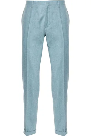 Paul Smith Flannel slim-cut trousers