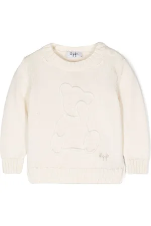 Il gufo Bear cotton sweater