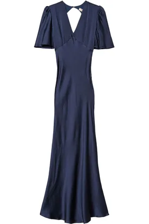Twin-Set Hammered satin maxi dress