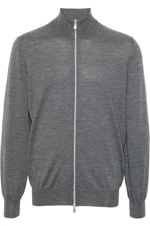 Brunello Cucinelli High-neck zip-up cardigan