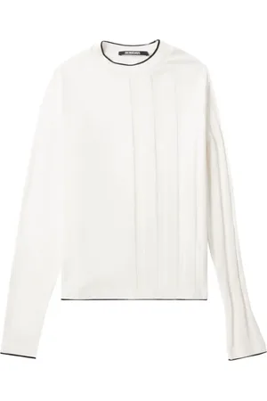 Jacquemus Contrast-rib cotton jumper