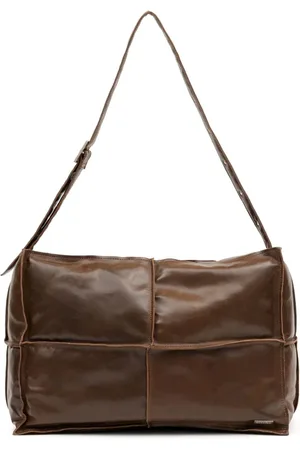 Maison Margiela Logo-plaque leather shoulder bag
