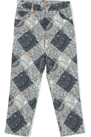 Etro Mix-print trousers