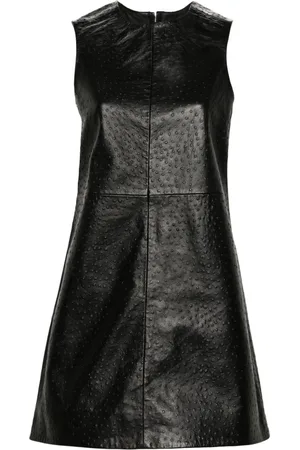 REMAIN Leather mini dress