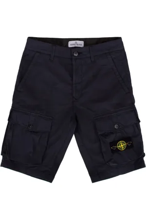 Stone Island Logo-patch cargo bermuda shorts