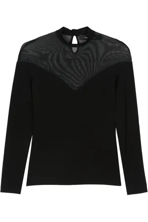 FEDERICA TOSI Mesh-detail T-shirt