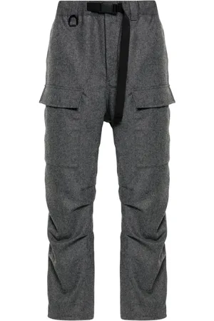 Y-3 Flannel cargo trousers