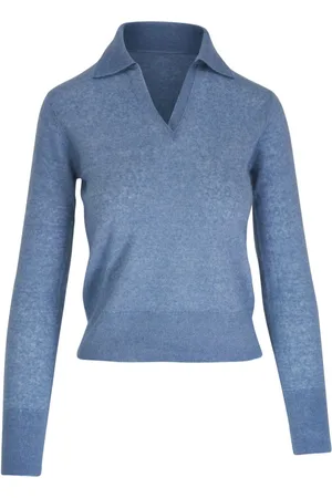 Vince Mélange-effect polo jumper