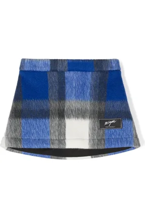 Msgm Checked mini skirt