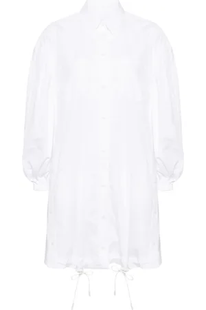 Simone Rocha Button placket trapeze shirt dress