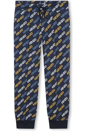 Kenzo All-over logo-print cotton track pants