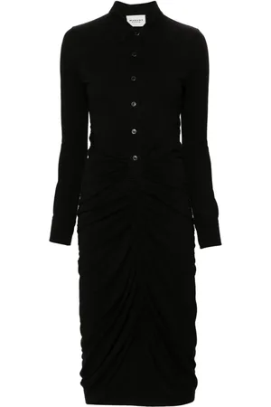 Marant Etoile Ivalia ruched jersey dress