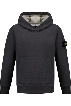 Stone Island Compass-badge cotton hoodie