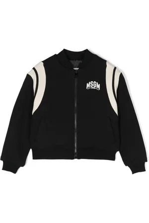 Msgm Logo-print bomber jacket