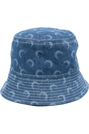 Marine Serre Crescent moon-print bucket hat