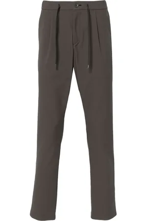 HERNO Plead-detail trousers