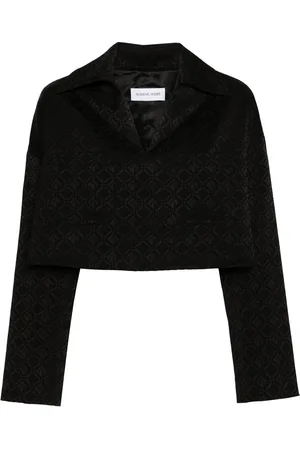 Marine Serre Moonogram jacquard top