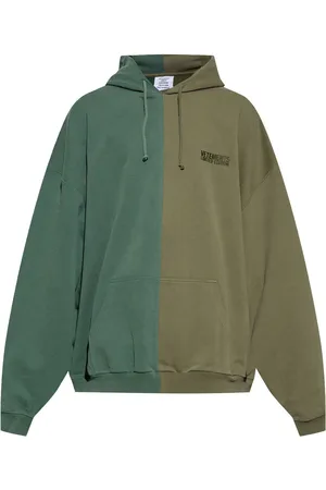Vetements Logo-embroidered hoodie
