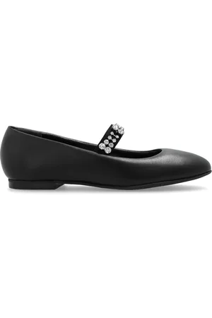 Casadei Crystal-embellished ballerina shoes