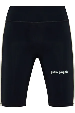 Palm Angels Logo-printed cycling shorts