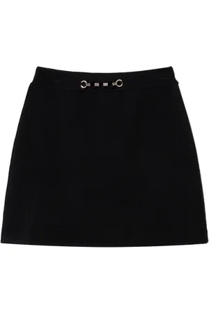 Twin-Set Rhinestone-appliqu?? mini skirt