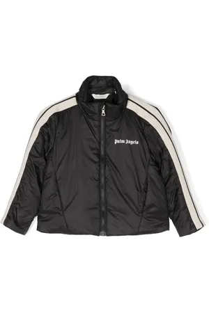 Palm Angels Logo-print puffer jacket