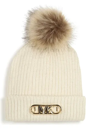 Michael Kors Logo-plaque pompom beanie