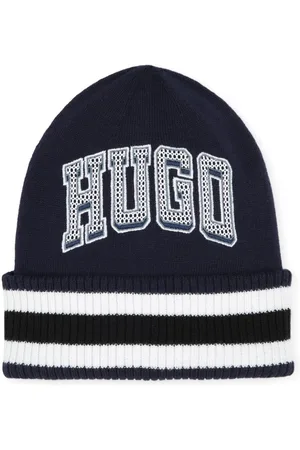 HUGO BOSS Logo-embroidered beanie
