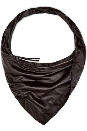 LEMAIRE Scarf leather shoulder bag