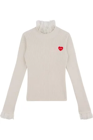 PHILOSOPHY DI LORENZO SERAFINI Logo-embroidered knit top