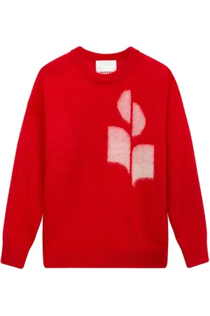 Isabel Marant Drany logo-intarsia sweater