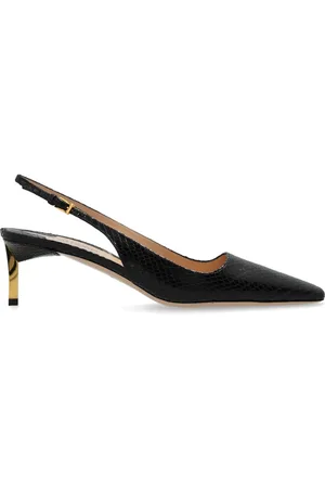Tom Ford Snakeskin-effect slingback pumps