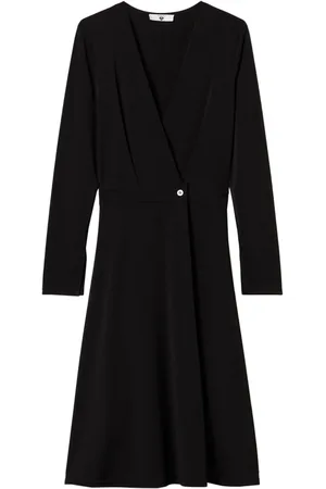 Twin-Set Wrap-button fastening dress
