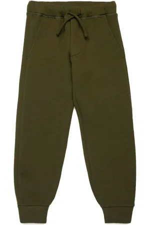 Dsquared2 Tapered-leg cotton track pants