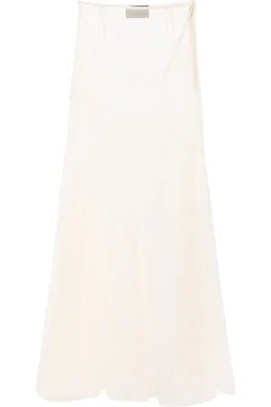 Simone Rocha Sheer bias cut maxi skirt