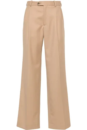 Sandro Pleat-detail trousers