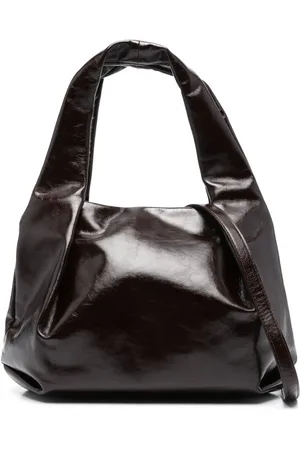 Sandro Grained leather tote bag