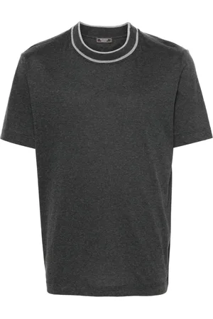 PESERICO SIGN Contrasting-collar T-shirt