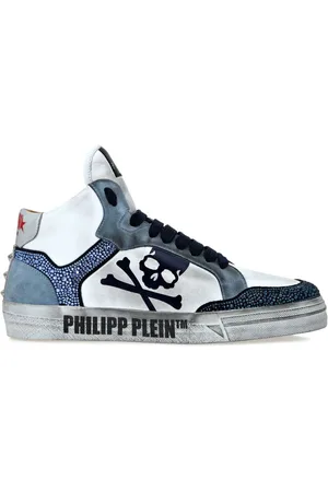 Philipp Plein Strass Retrokickz TM Hi-Top Sneakers