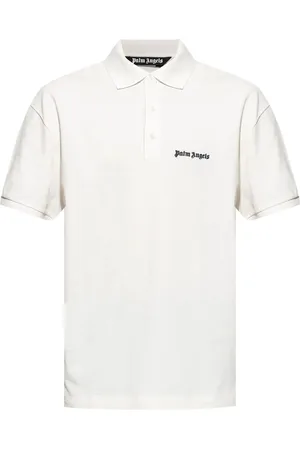 Palm Angels Logo-embroidered polo shirt