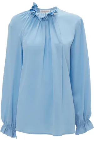 Victoria Beckham Ruffle neck blouse
