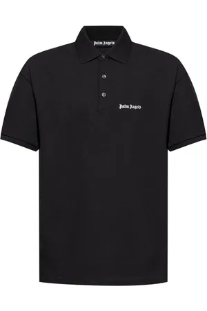 Palm Angels Logo-embroidered polo shirt