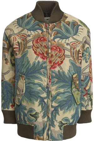 Etro Patterned-jacquard bomber jacket
